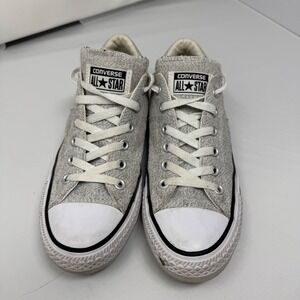 Converse Chuck Taylor All Star Low Top Sneakers Heather Grey Womens Size 8